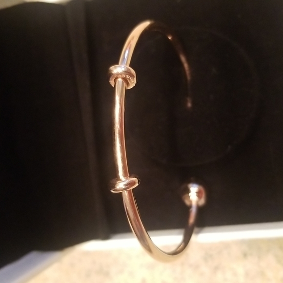 Rose gold Pandora bangle - Picture 2 of 4